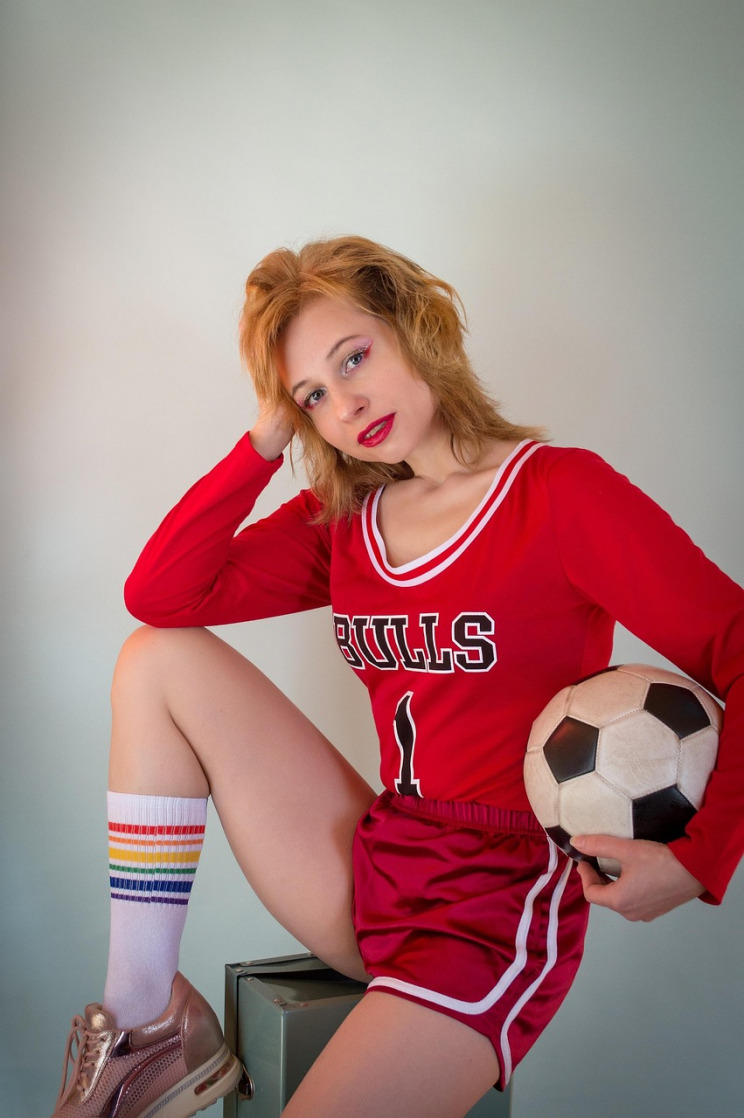 soccer player portrait